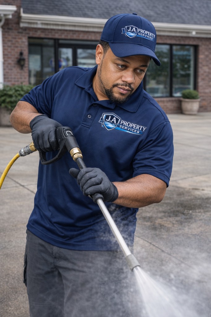 J.A. Property Services owner – professional exterior cleaning